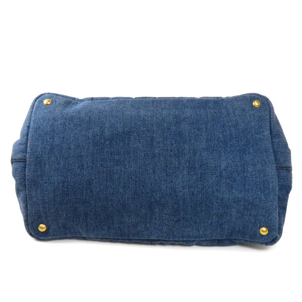 Prada Canapa Tote Bag Denim - Picture 4 of 11
